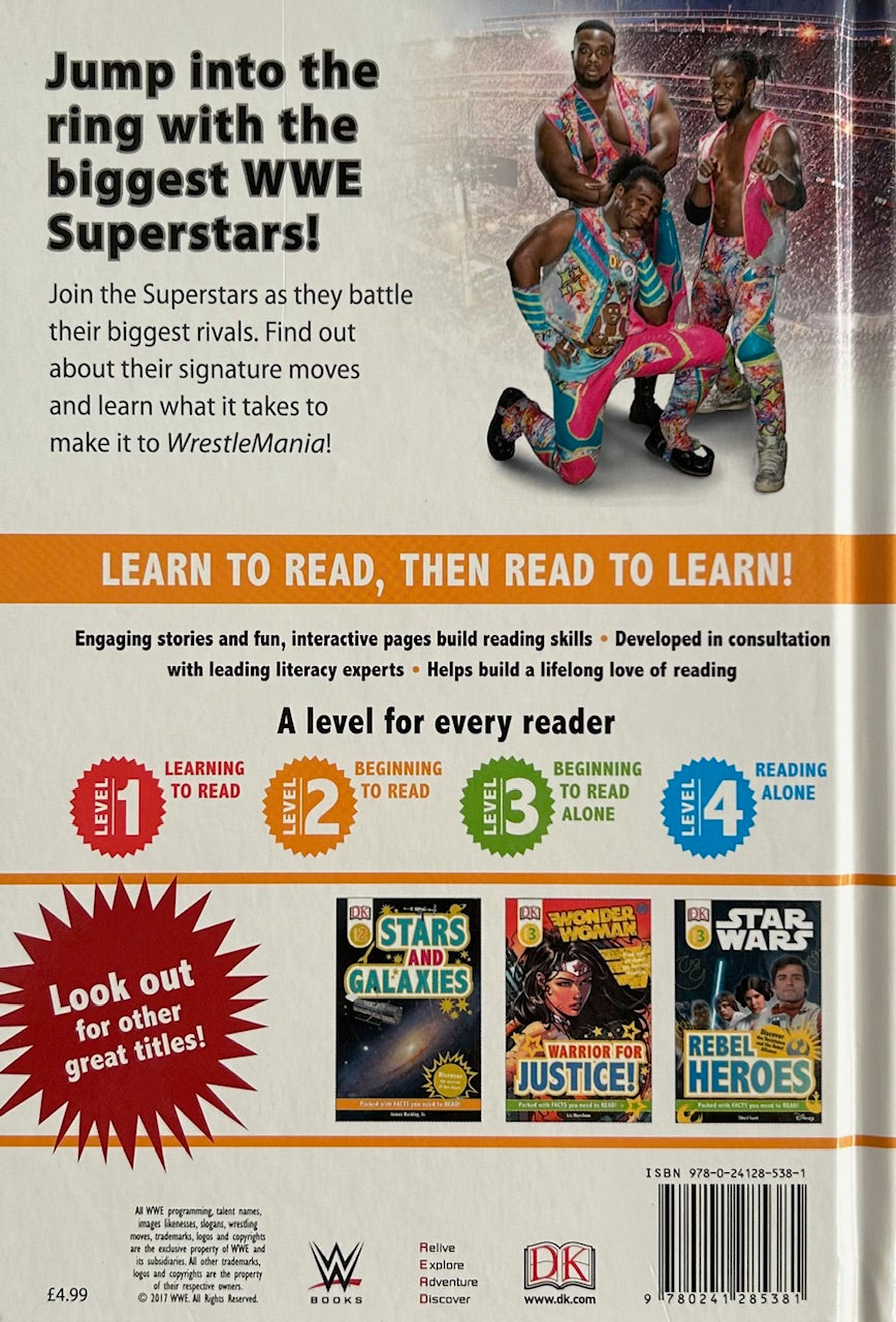 HOW TO BE A WWE SUPERSTAR - WWE Level 2 Reader (2017) Hardback