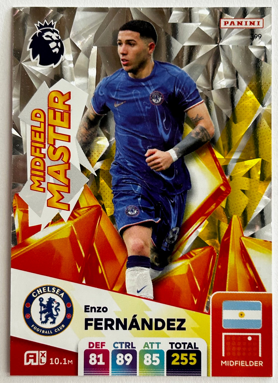 Panini Adrenalyn XL Premier League 2025 - Single MIDFIELD MASTER Cards (#397 - #405) 1:6 packets