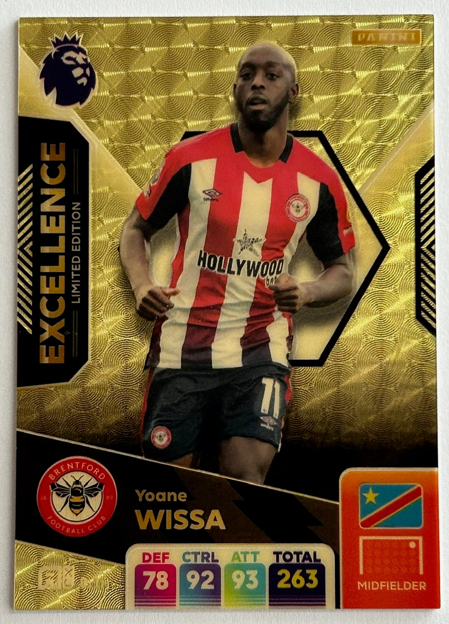 Panini Adrenalyn XL Premier League 2025 - YOANE WISSA (BRENTFORD) Excellence Limited Edition