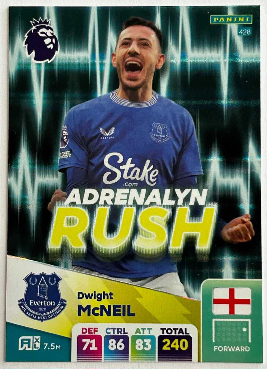 Panini Adrenalyn XL Premier League 2025 - Single ADRENALYN RUSH Cards (#427 - #432) 1:12.5 packets