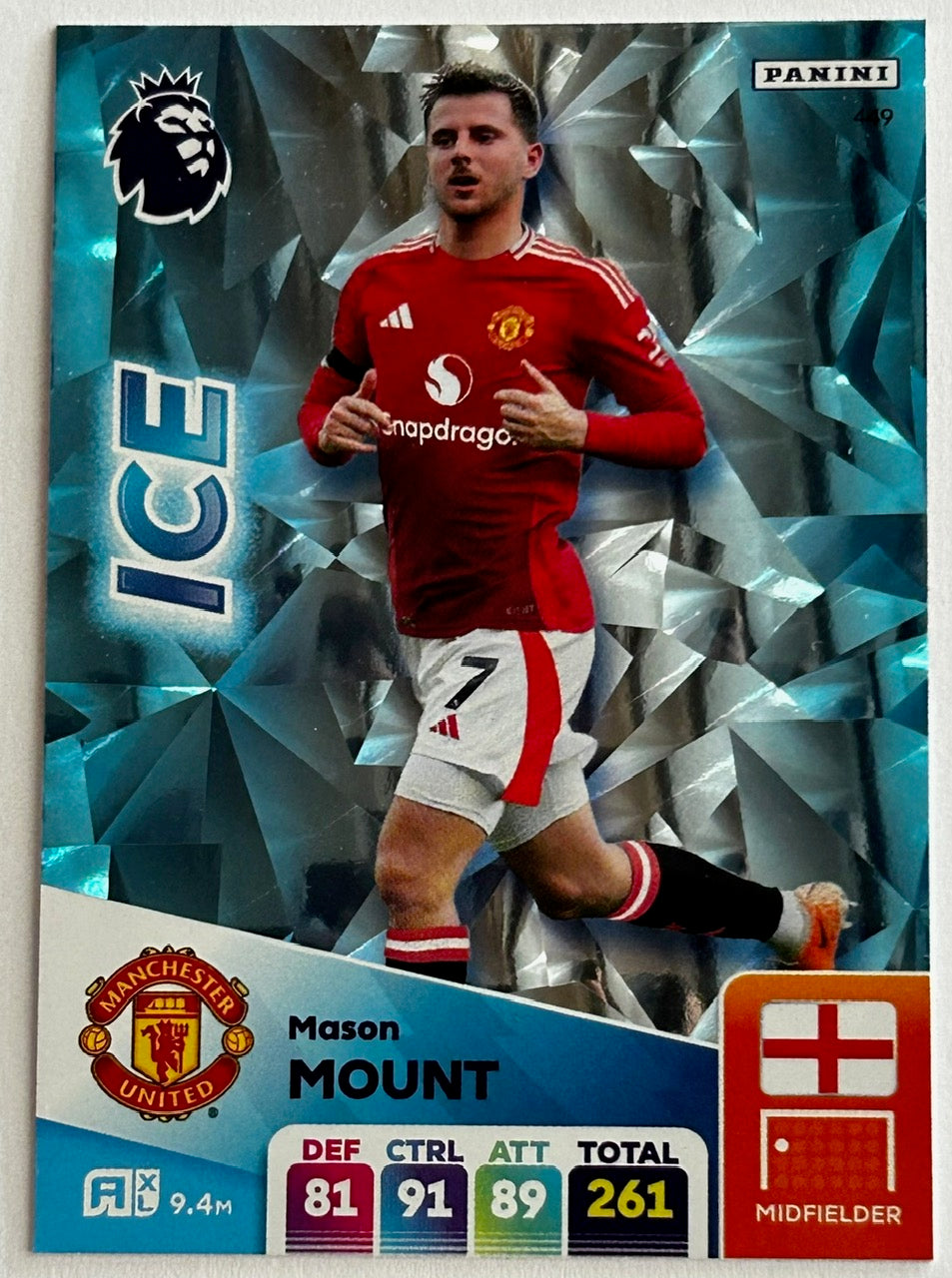 Panini Adrenalyn XL Premier League 2025 - Single ICE Cards (#447 - #450) 1:21 packets