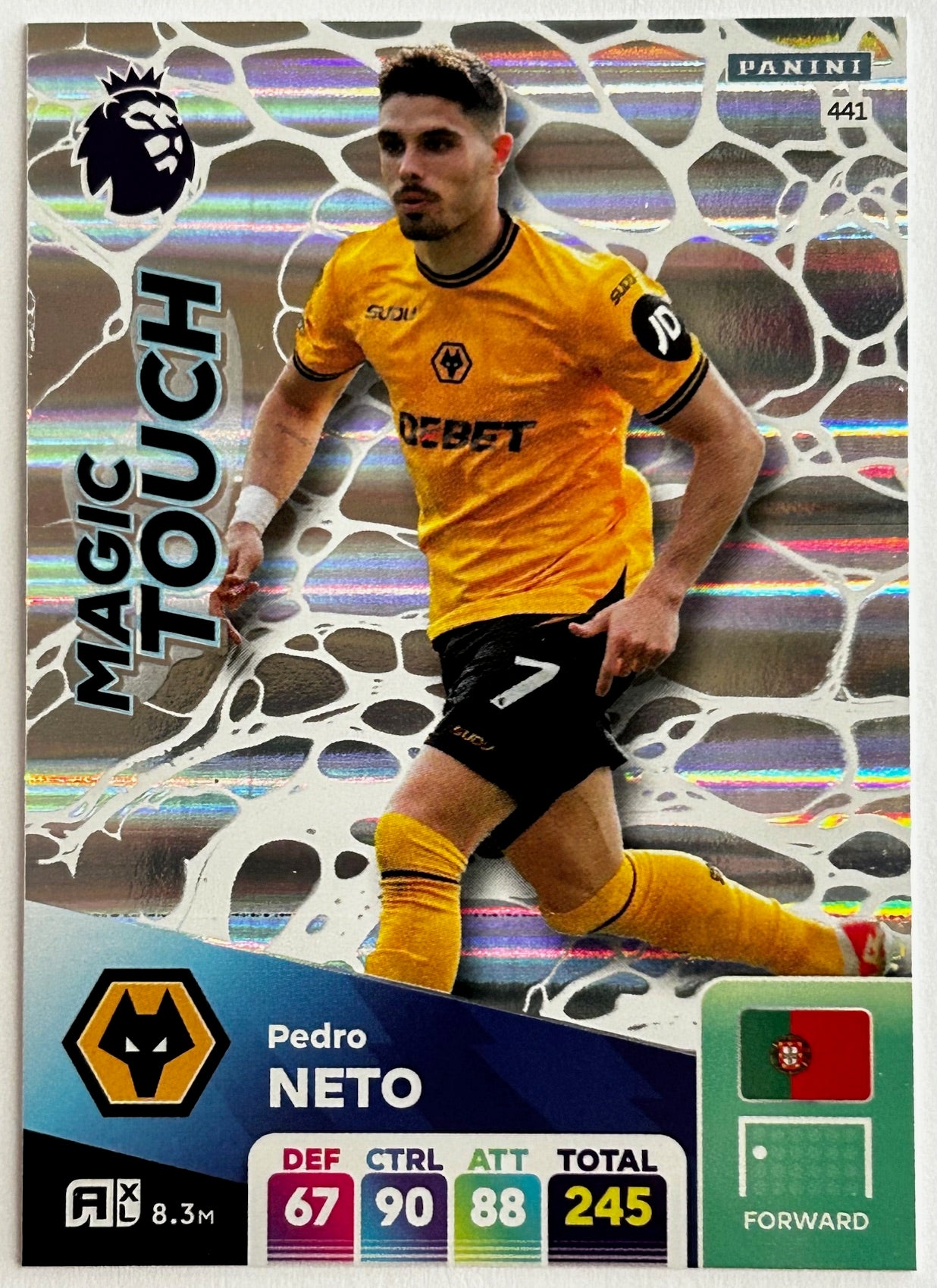 Panini Adrenalyn XL Premier League 2025 - Single MAGIC TOUCH Cards (#433 - #441) 1:9 packets