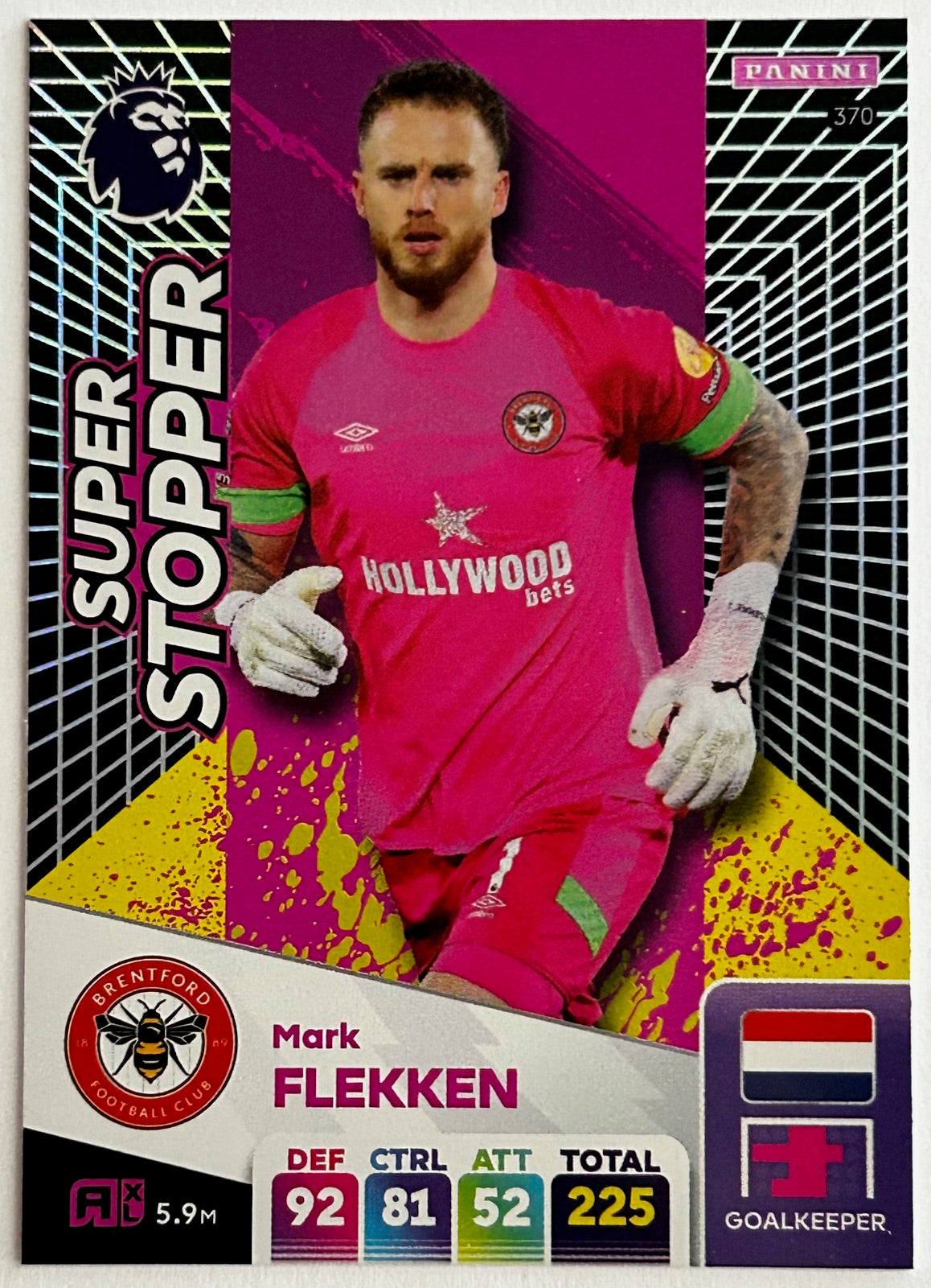 Panini Adrenalyn XL Premier League 2025 - Single SUPER STOPPER Cards (#370 - #375) 1:12 packets