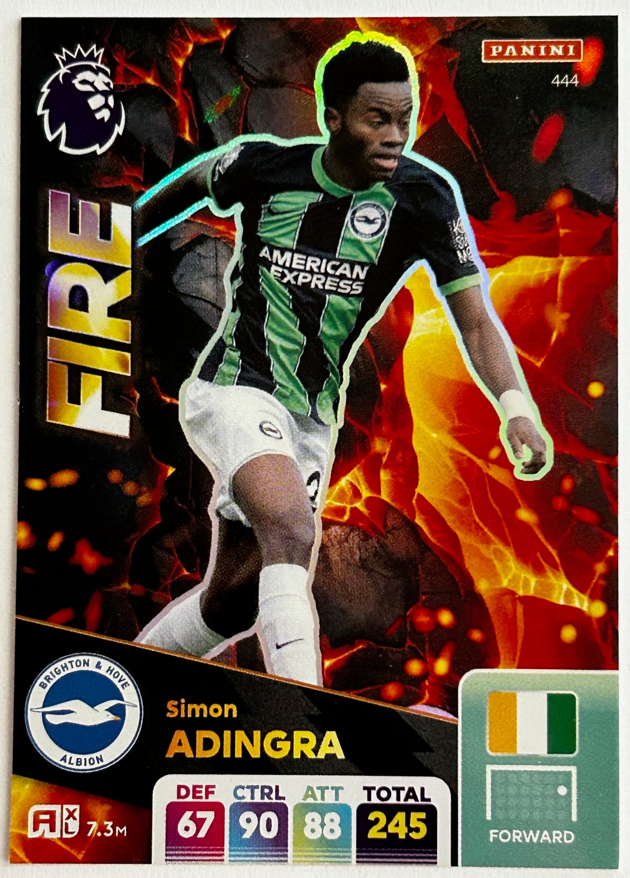 Panini Adrenalyn XL Premier League 2025 - Single FIRE Cards (#442 - #446) 1:11 packets