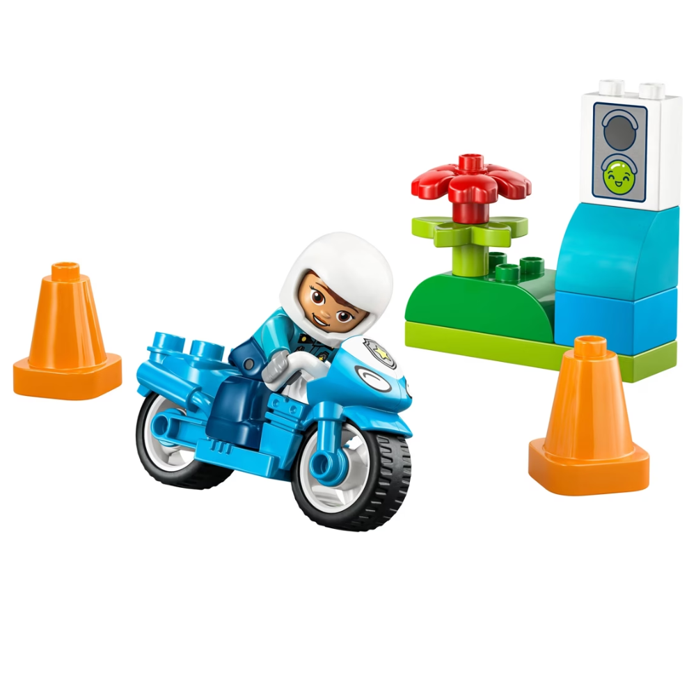LEGO DUPLO Town Blue Police Motorcycle 10471