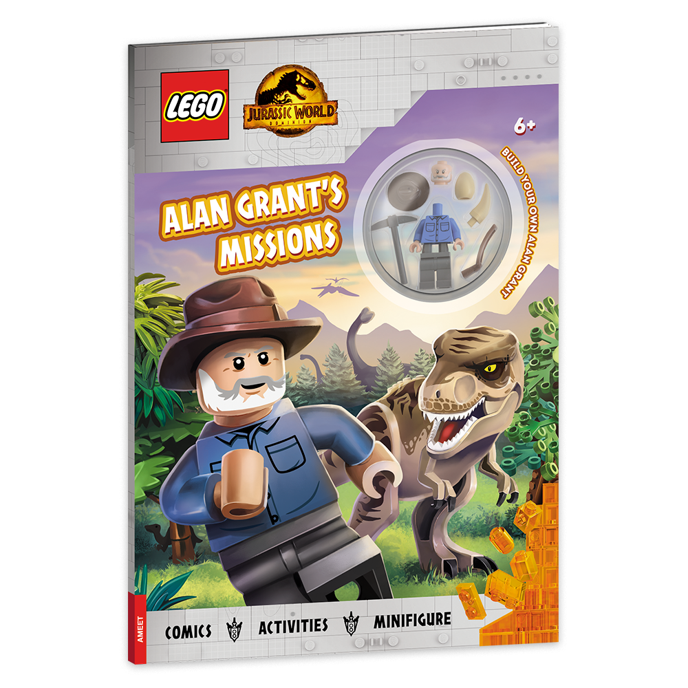 Lego Jurassic World: Alan Grant’s Missions - Activity Book with Alan Grant minifigure