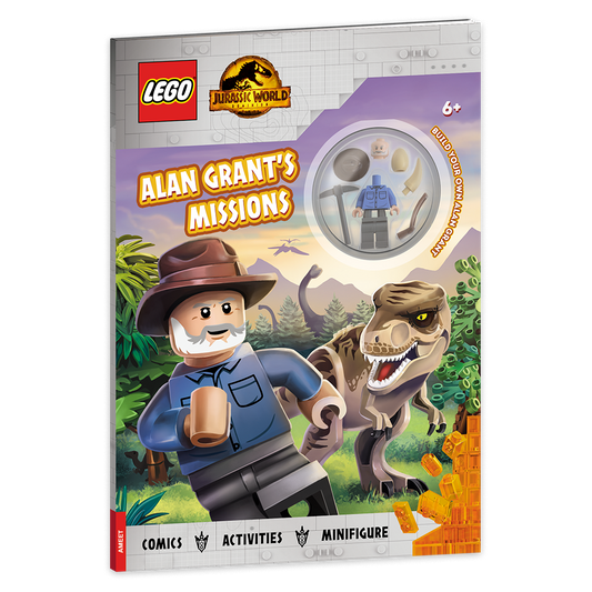 Lego Jurassic World: Alan Grant’s Missions - Activity Book with Alan Grant minifigure