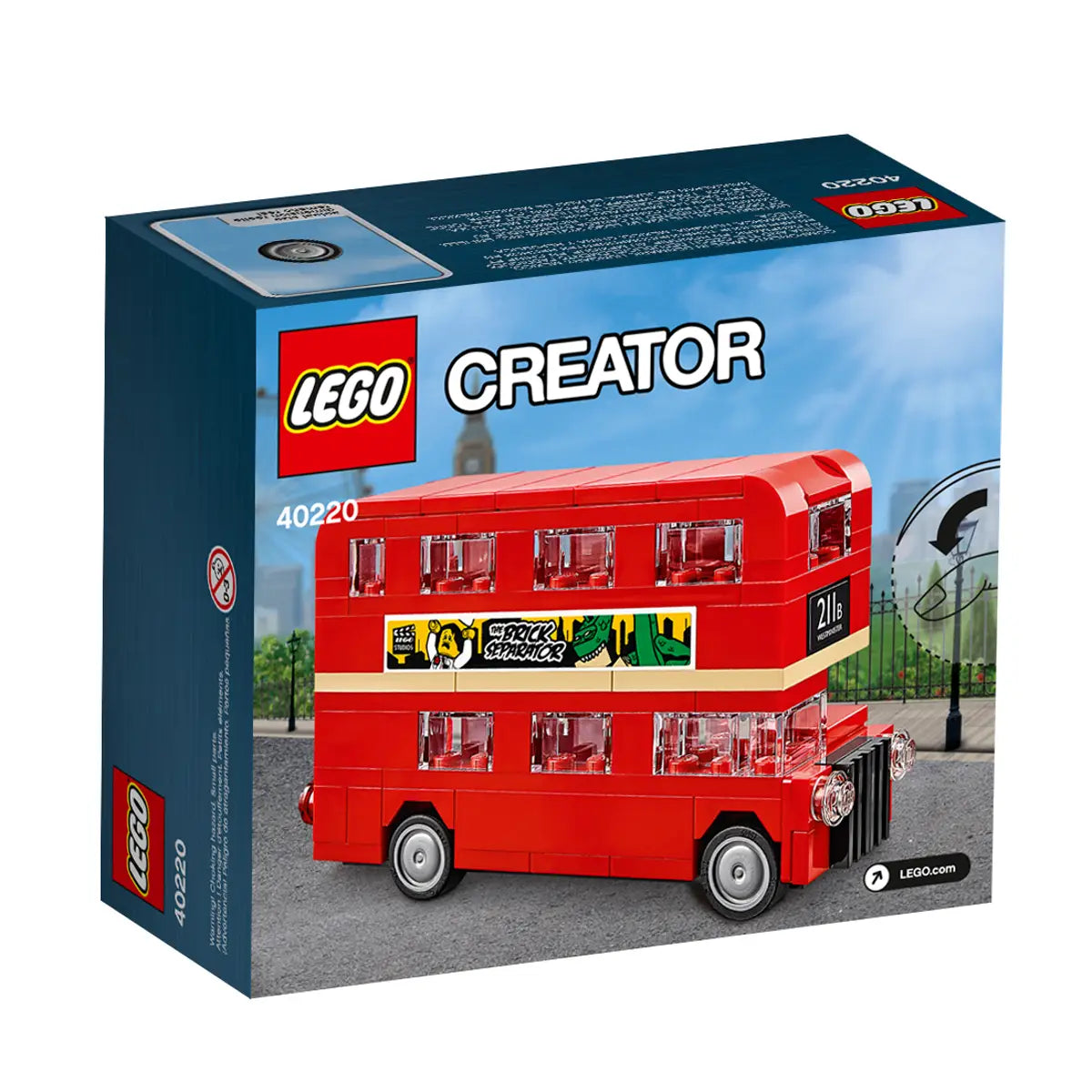 SHOP WORN: Lego Creator London Bus 40200 (Damaged Box)