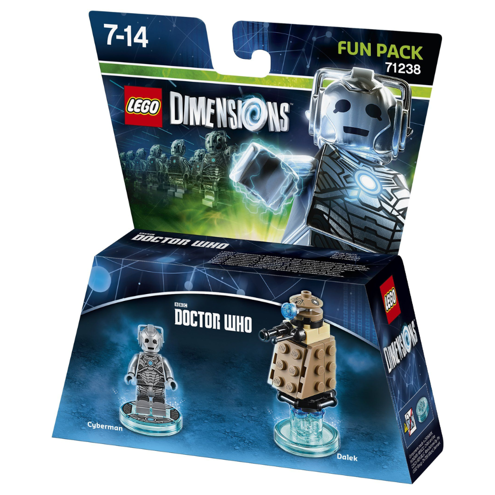 Lego Dimensions Doctor Who Cyberman & Dalek Fun Pack 71238