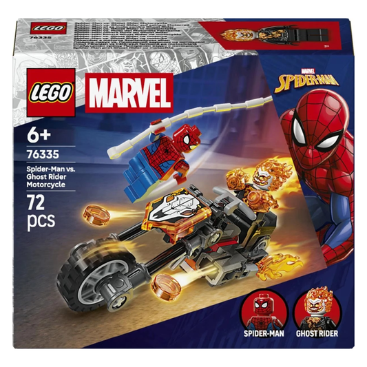Lego Marvel Spider-Man vs. Ghost Rider Motorcycle 76335
