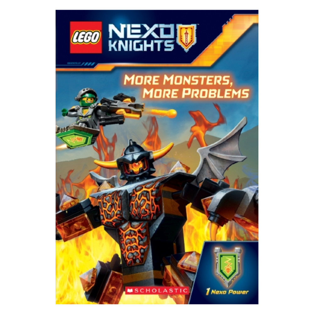 Lego Nexo Knights MORE MONSTERS, MORE PROBLEMS Book #4 (Paperback)