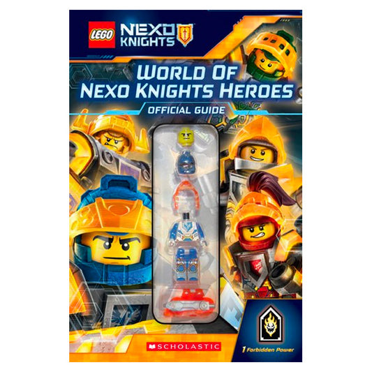 Lego Nexo Knights: World of Nexo Knights Heroes Official Guide with minifigure