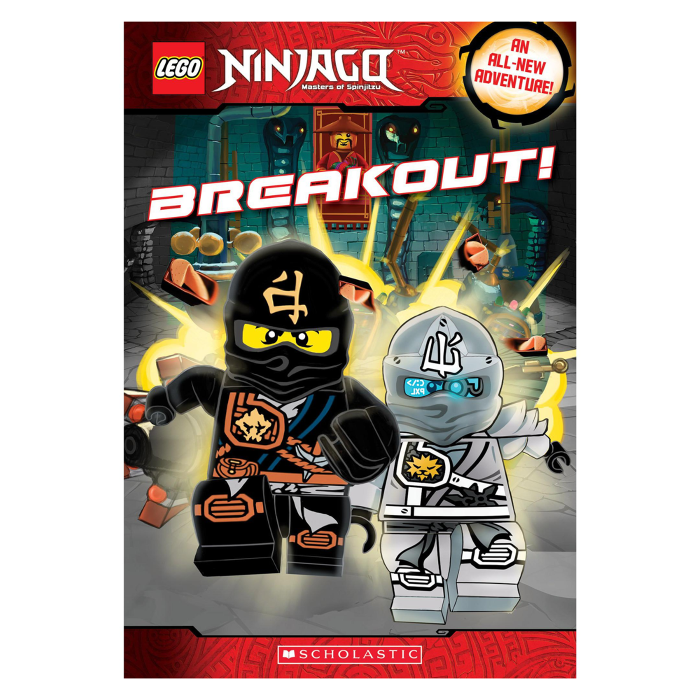 Lego Ninjago Masters of Spinjitzu BREAKOUT by Tracey West (Paperback)