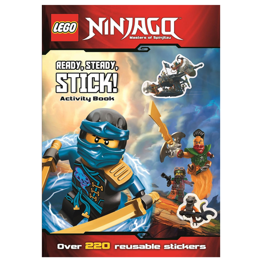 Lego Ninjago Masters of Spinjitzu - Ready, Steady, Stick! Activity Book (includes 200+ re-usable stickers)