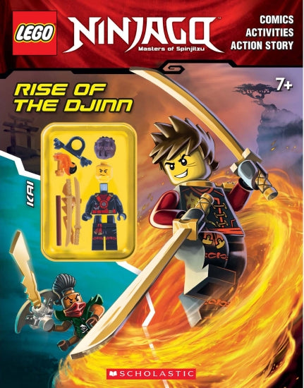 Lego Ninjago Masters of Spinjitzu: Rise of the Djinn - Activity Book with Kai minifigure