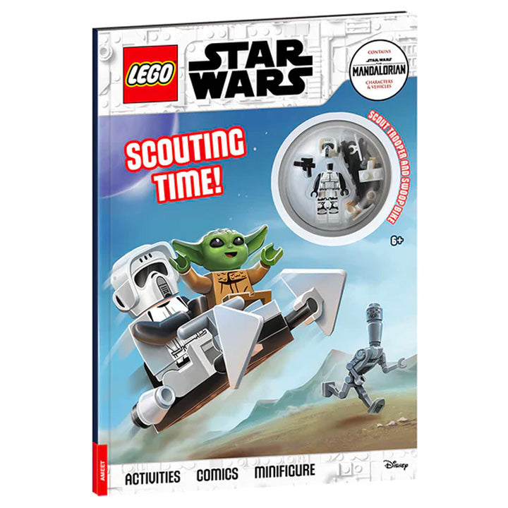 Lego Star Wars: Scouting Time! - Activity Book with Scout Trooper minifigure & Swoop Bike