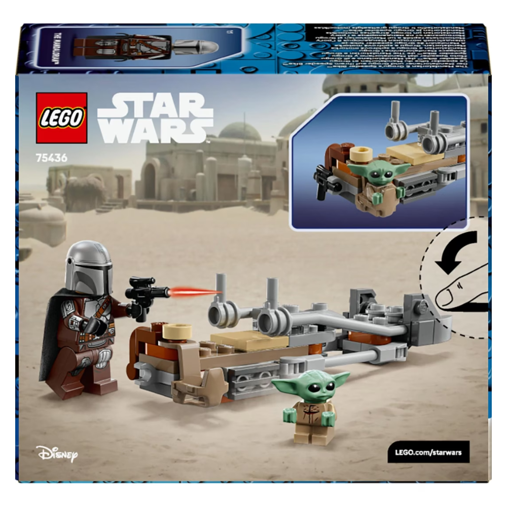 Lego Star Wars The Mandalorian & Grogu's Speeder Bike 75436