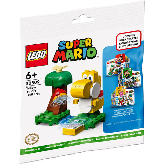 Lego Super Mario™ Yellow Yoshi's Fruit Tree Expansion Set 30509 Polybag