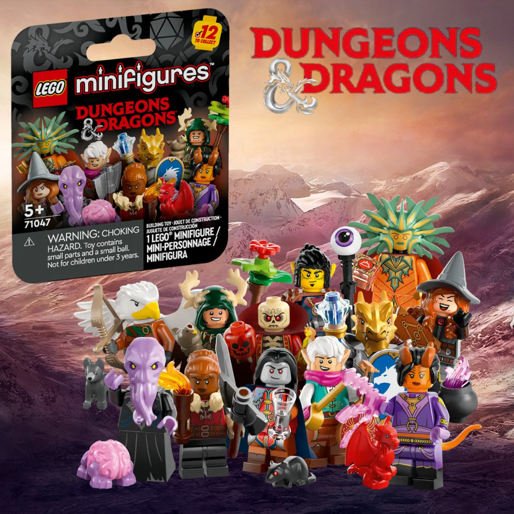 Dungeons & Dragons Minifigure 71047 - Tiefling Sorcerer