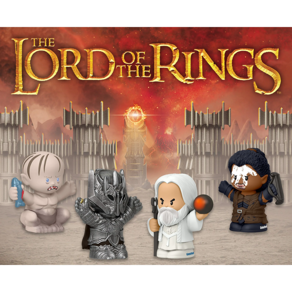Little People Collector Special Edition THE LORD OF THE RINGS: THE BLACK GATE 4 FIGURE SET for Adults & Fans