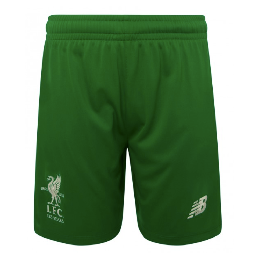 Liverpool FC New Balance Goalkeeper Kit Shorts Season 2017-18 (125 Year Anniversary) - Youth Sizes