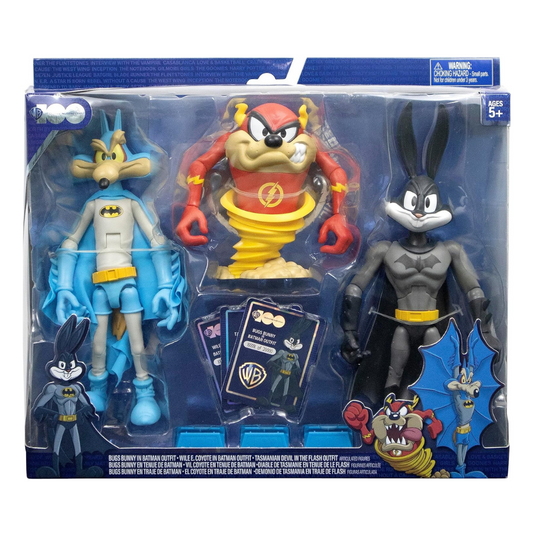 WB100 6.5" - 7" Collector Action Figures Looney Tunes X DC Mashups Multipack /20,000