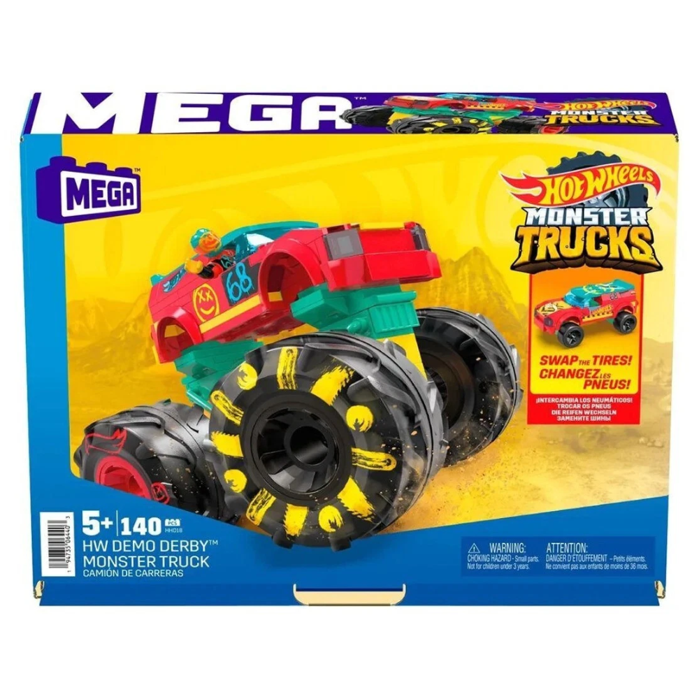 MEGA Hot Wheels Monster Trucks - HW DEMO DERBY MONSTER TRUCK (HHD18)