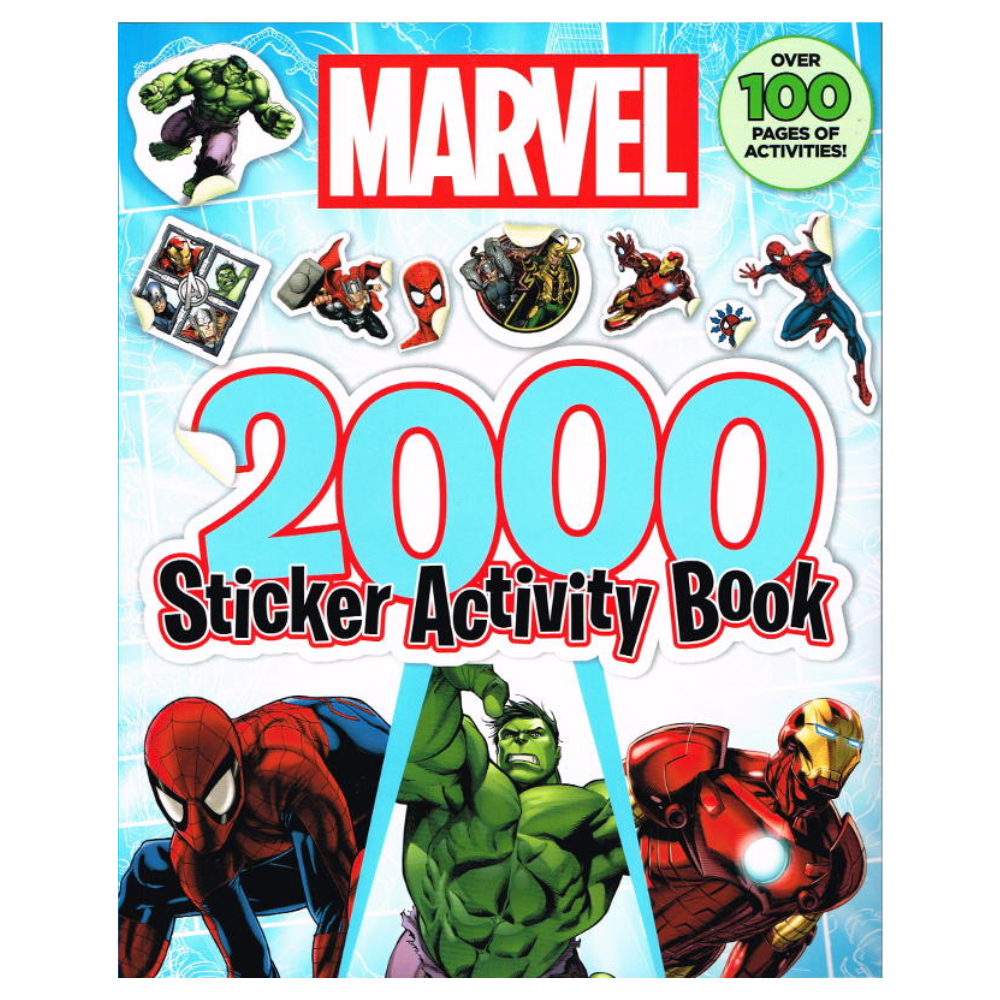 Marvel 2000 STICKER Activity Book (2015 Release) – JaqJnr