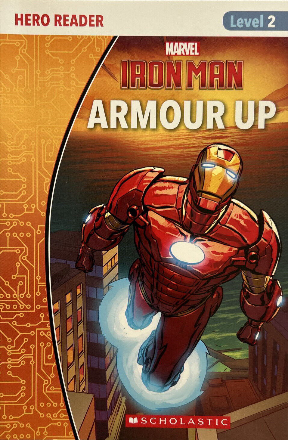 Marvel Books - IRON MAN: ARMOUR UP Hero Reader Level 2