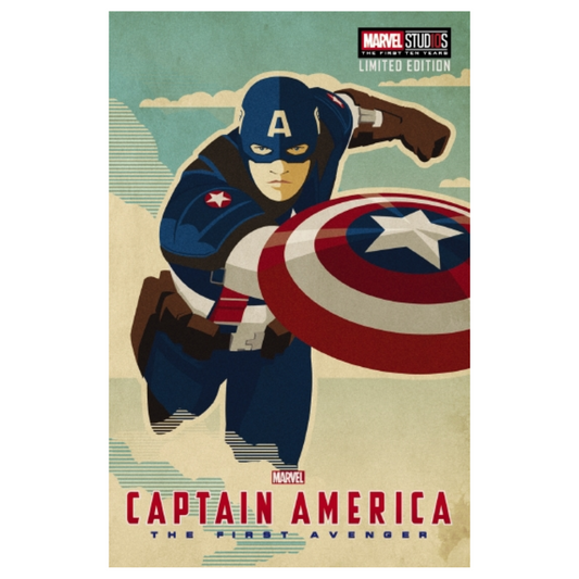 Marvel Studios The First Ten Years CAPTAIN AMERICA: THE FIRST AVENGER Movie Novel (Limited Edition Paperback)