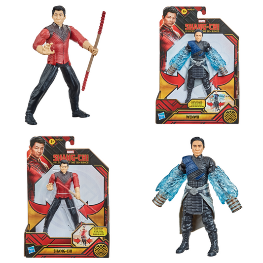 Marvel Shang-Chi & The Legend Of The Ten Rings - Shang-Chi & Wenwu Weapon Attack Figures