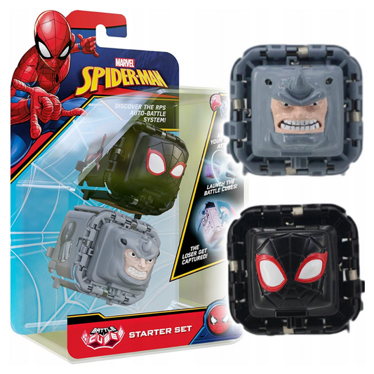 Marvel Spider-Man Battle Cubes - MILES MORALES vs. RHINO Battle Set