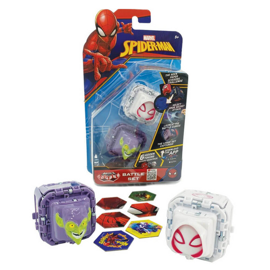 Marvel Spider-Man Battle Cubes - SPIDER-GWEN vs. GREEN GOBLIN Battle Set