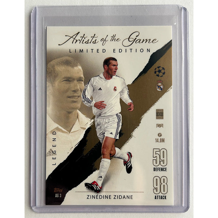 Topps 2023-24 Match Attax UEFA - ZIDANE (REAL MADRID) Artists of the Game AG3