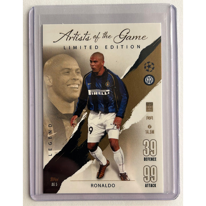 Topps 2023-24 Match Attax UEFA - RONALDO (INTER MILAN) Artists of the Game AG5