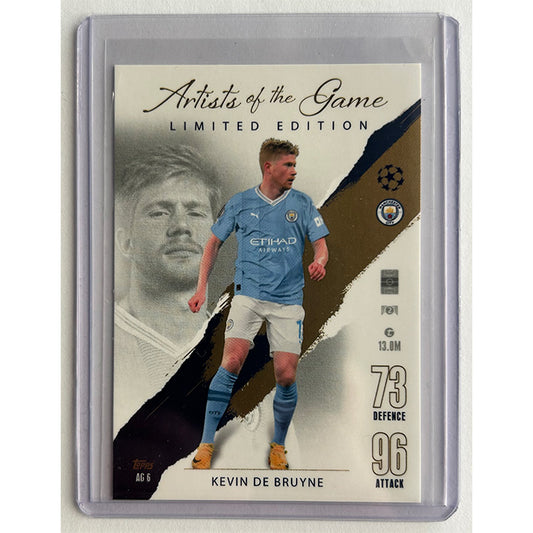 Topps 2023-24 Match Attax UEFA - DE BRUYNE (MAN CITY) Artists of the Game AG6
