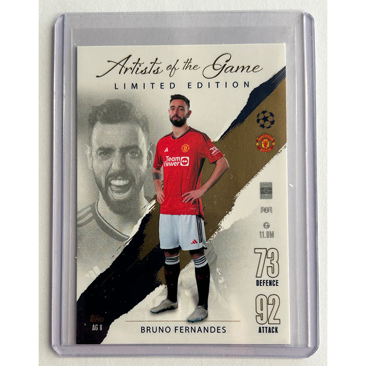Topps 2023-24 Match Attax UEFA - BRUNO FERNANDES (MAN UTD) Artists of the Game AG8