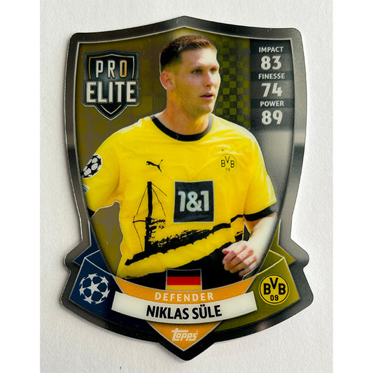 Topps 2023-24 Match Attax UEFA - SULE (BORUSSIA DORTMUND) Pro Elite Chrome Shield SH13