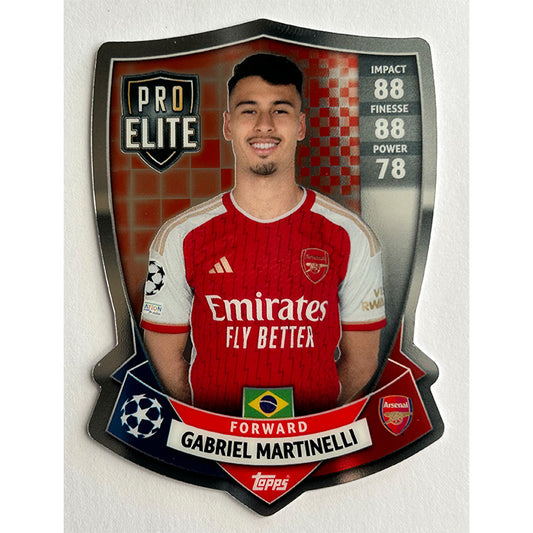 Topps 2023-24 Match Attax UEFA - MARTINELLI (ARSENAL) Pro Elite Chrome Shield SH9