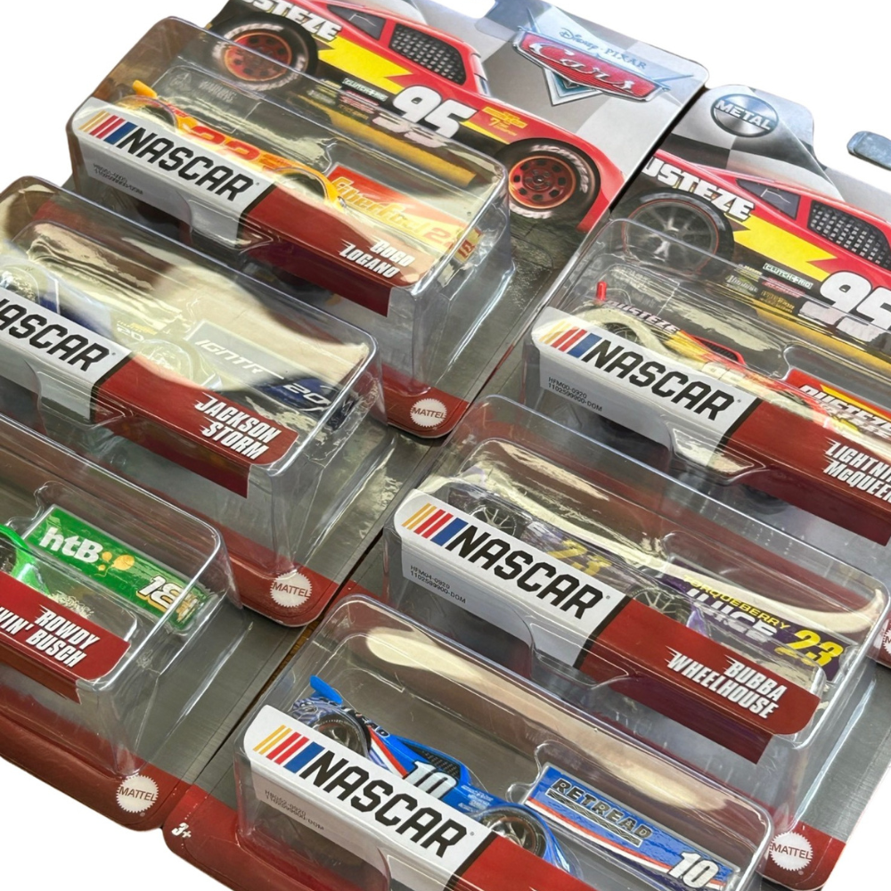 Mattel Disney Cars Metal 1 55 Diecast COLLECTION OF SIX NASCAR SPECI JaqJnr