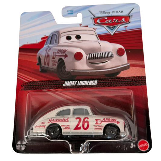 Mattel Disney Cars Metal 1:55 Diecast - JIMMY LUGRENCH *UK EU Blister Pack*