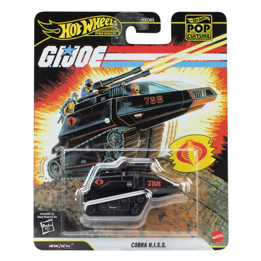 Mattel Hot Wheels Premium Diecast 1:64 - Cobra H.I.S.S. (G.I. Joe) Pop Culture Series