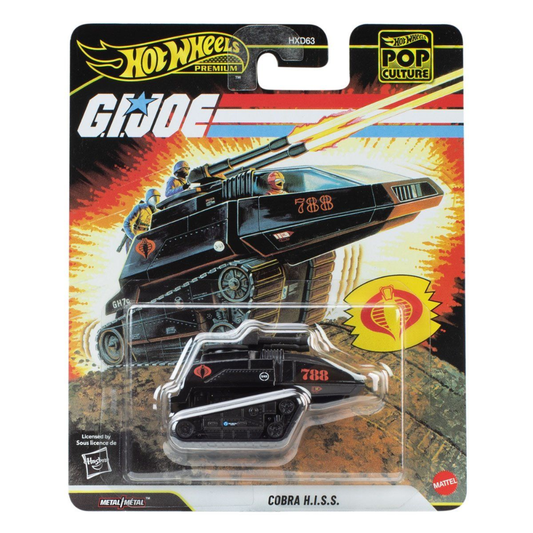 Mattel Hot Wheels Premium Diecast 1:64 - Cobra H.I.S.S. (G.I. Joe) Pop Culture Series