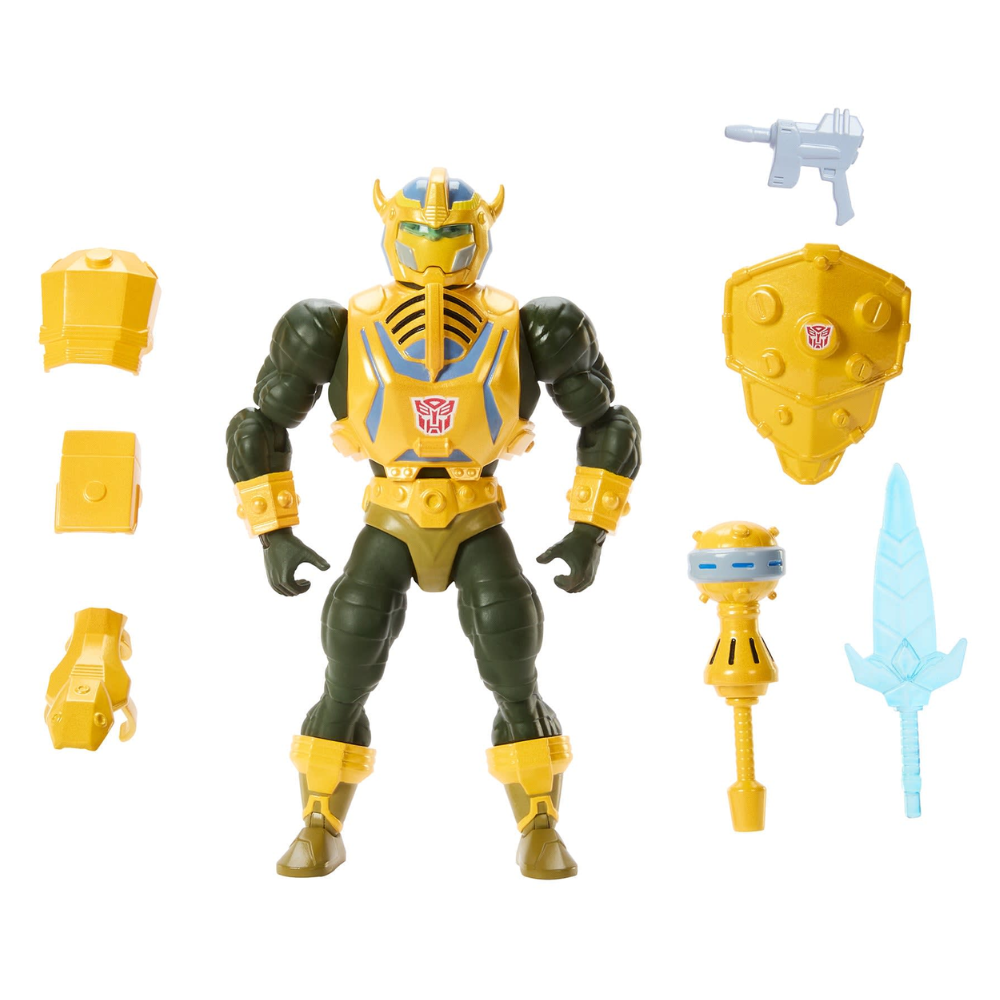Masters of the Universe x Transformers - Bumblebee Armor Man-At-Arms Action Figure (2025 Release)