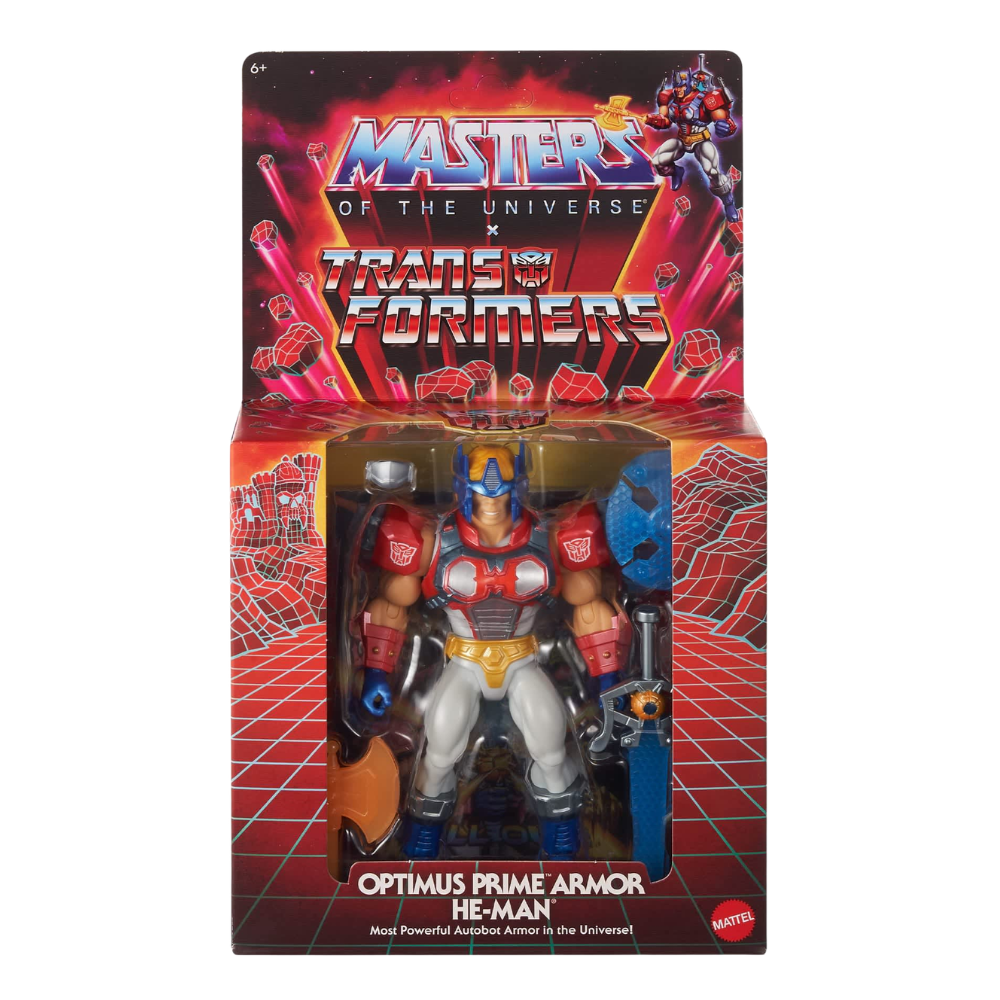 Masters of the Universe x Transformers - Optimus Prime Armor He-Man Action Figure (2025 Release)