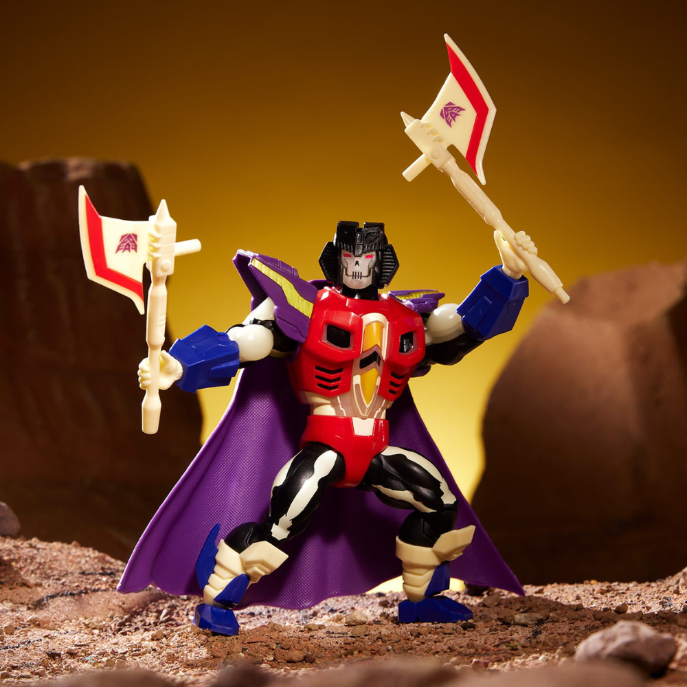 Masters of the Universe x Transformers - Starscream Armor Scare Glow Action Figure (2025 Release)