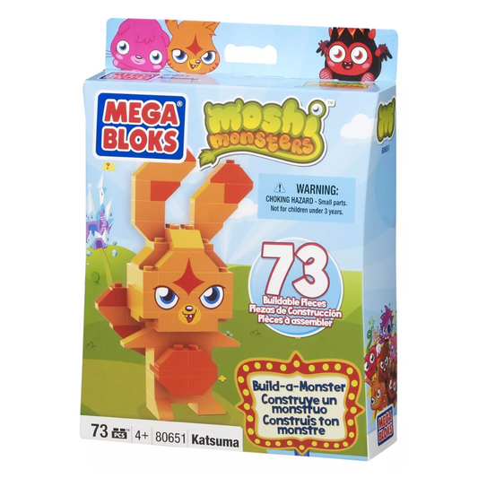 Mega Bloks Moshi Monsters Katsuma (80651) inc 73 pcs