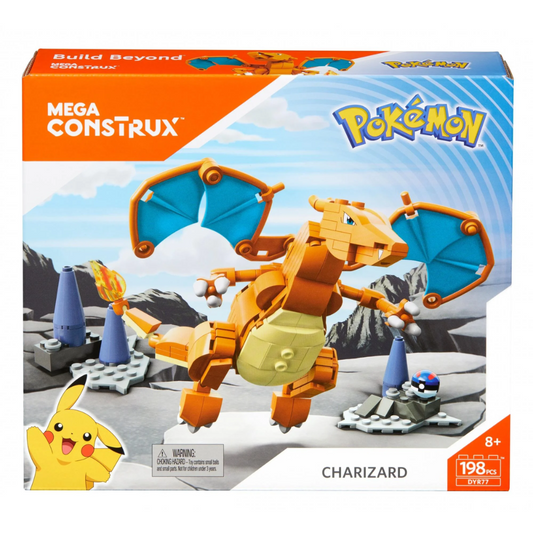 Mega Construx Pokemon CHARIZARD (2017 Release) DYR77 198 pieces