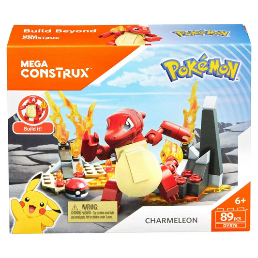 Mega Construx Pokemon CHARMELEON (2017 Release) DYR76 89 peices