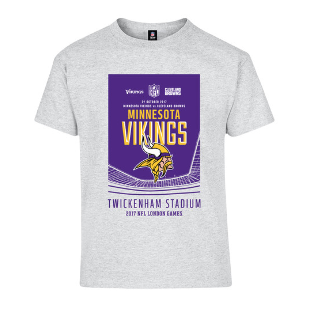 Minnesota Vikings London Games 2017 Team T-Shirt - Youth Sizes